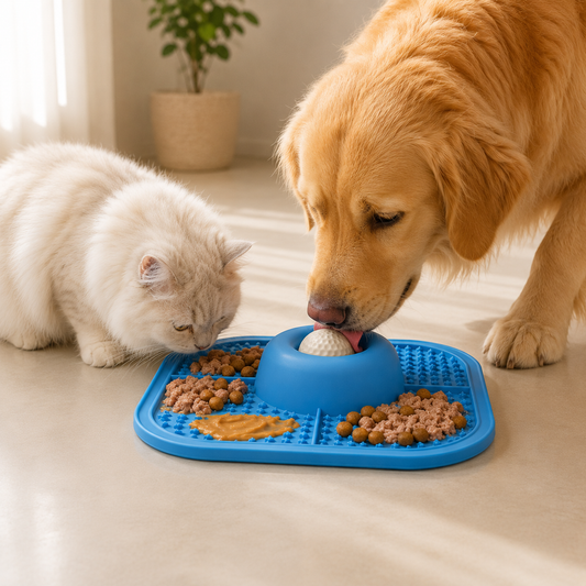 Anti-Slip Slow Feeder Lick Bowl for Dogs & Cats