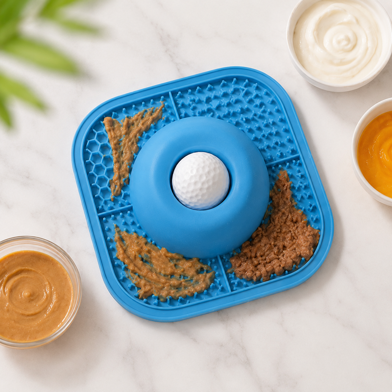 Anti-Slip Slow Feeder Lick Bowl for Dogs & Cats